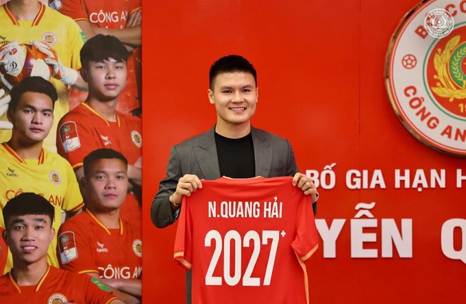 Quang Hải ký gia hạn hợp đồng cùng CAHN FC: “Chi phí chỉ là một con số”