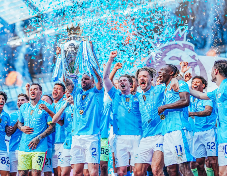 Man City có lần vô địch Ngoại Hạng Anh thứ 4 liên tiếp